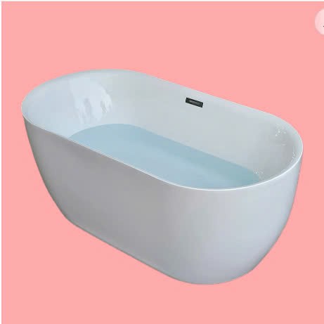 Bồn tắm oval viền nhọn